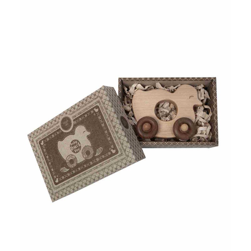 Medinis žaislas ant ratukų | Ančiukas - Image 3