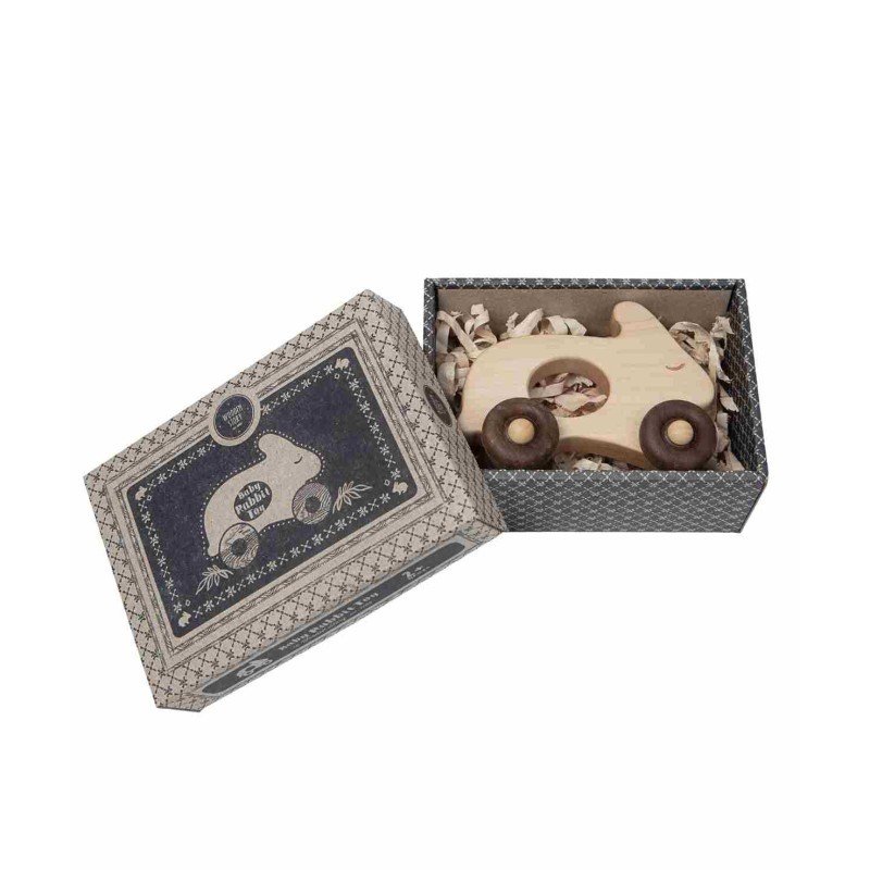 Medinis žaislas ant ratukų | Triušis - Image 5