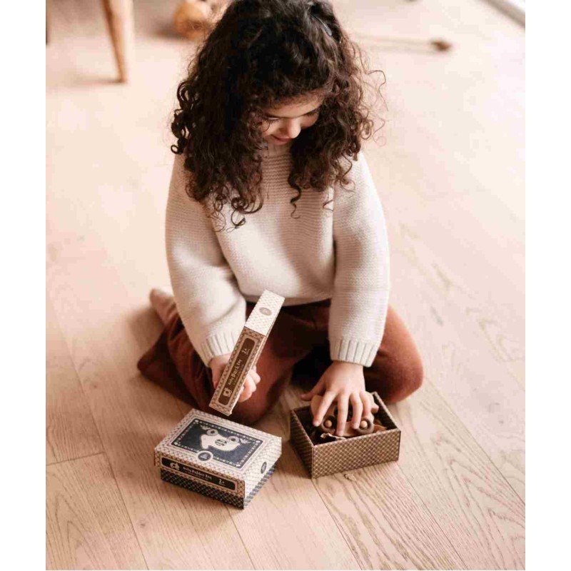 Medinis žaislas ant ratukų | Triušis - Image 8