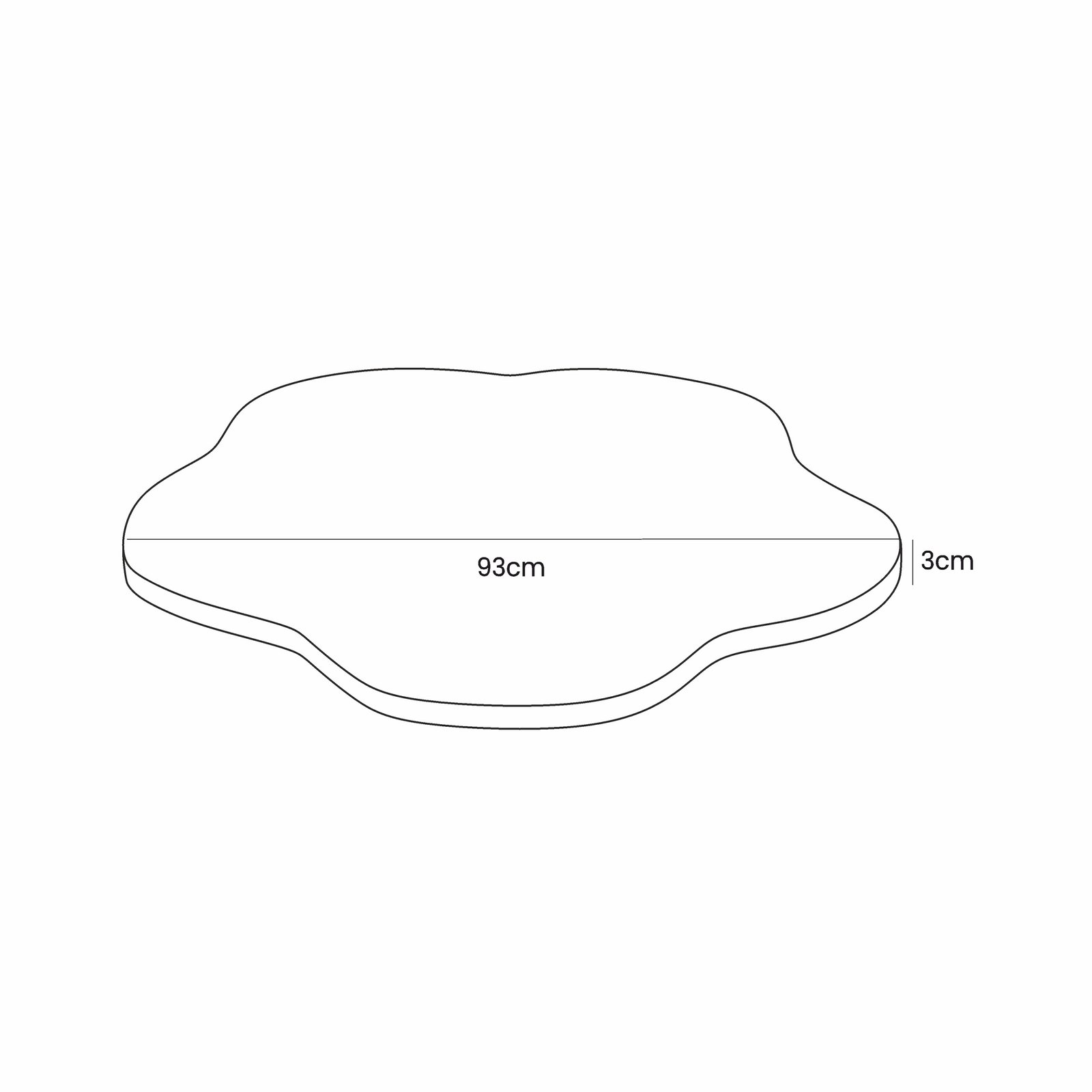 Gėlės formos kamuoliukų baseinas | Vanilės spalvos veliūras - Image 4