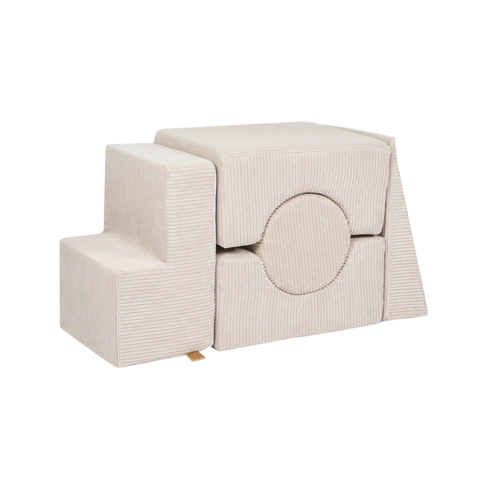 Minkštų modulių rinkinys | 5 elementai | Smėlio spalva