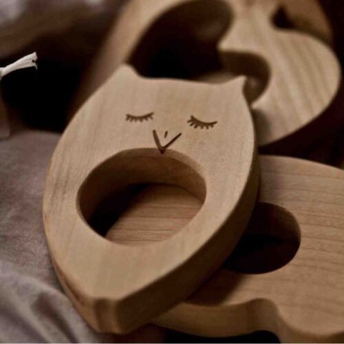 Unikalios formos medinės kaladėlės | Natūralios, 20 detalių